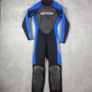 3/2mm Tilos Woman's XS Black‎ Blue Full Wetsuit Cold Water Scuba Diving Surfing